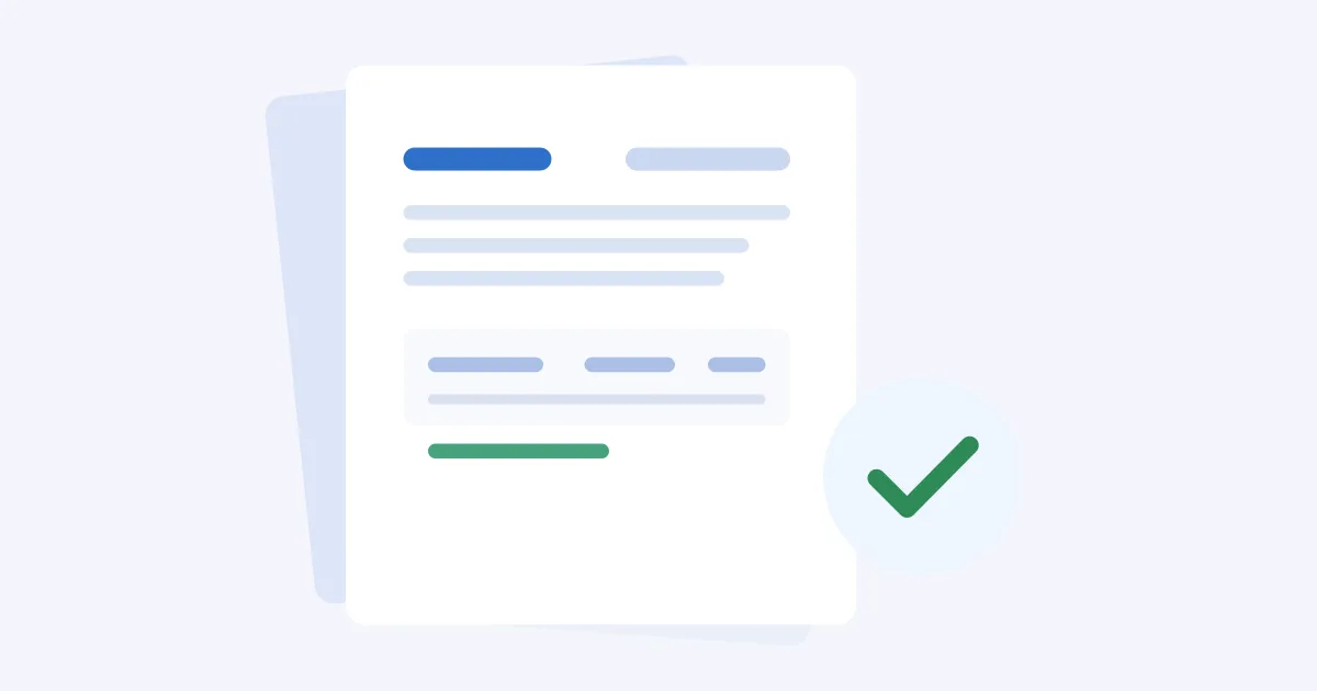 Approved purchase order ready for a supplier